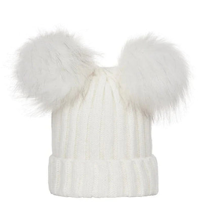 Bobble Hat with Pom Pom - Infant Bonnet, 0-3Y, Unisex
