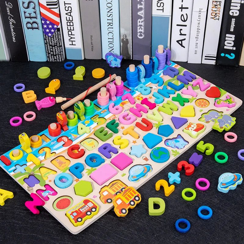 Montessori Wooden Math Puzzle: Kids' Educational Toy