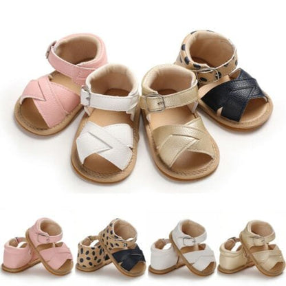 Summer Baby Kid Sandals – Soft Leather Insole, Unisex First Walkers