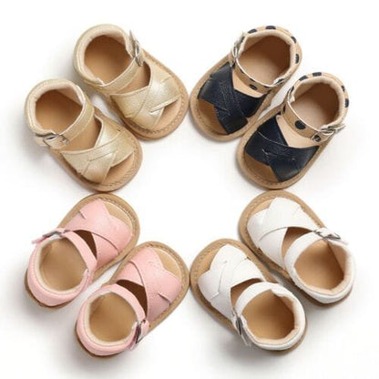 Summer Baby Kid Sandals – Soft Leather Insole, Unisex First Walkers