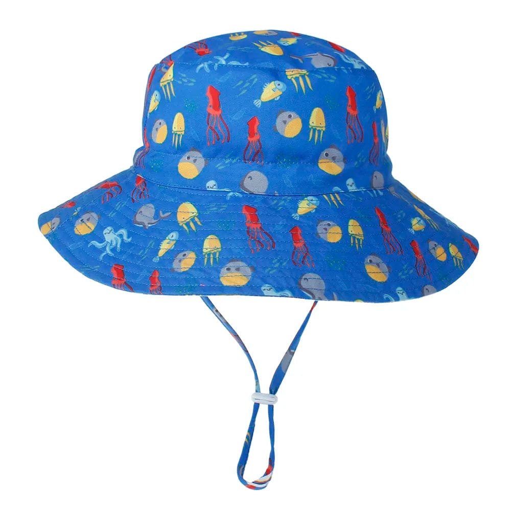 Summer Baby Sun Cap - UV Protection, 0-8 Years, Bucket Style