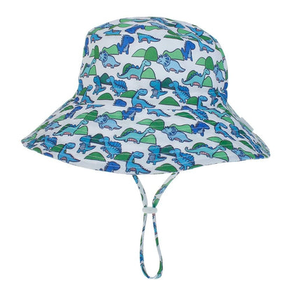 Summer Baby Sun Cap - UV Protection, 0-8 Years, Bucket Style