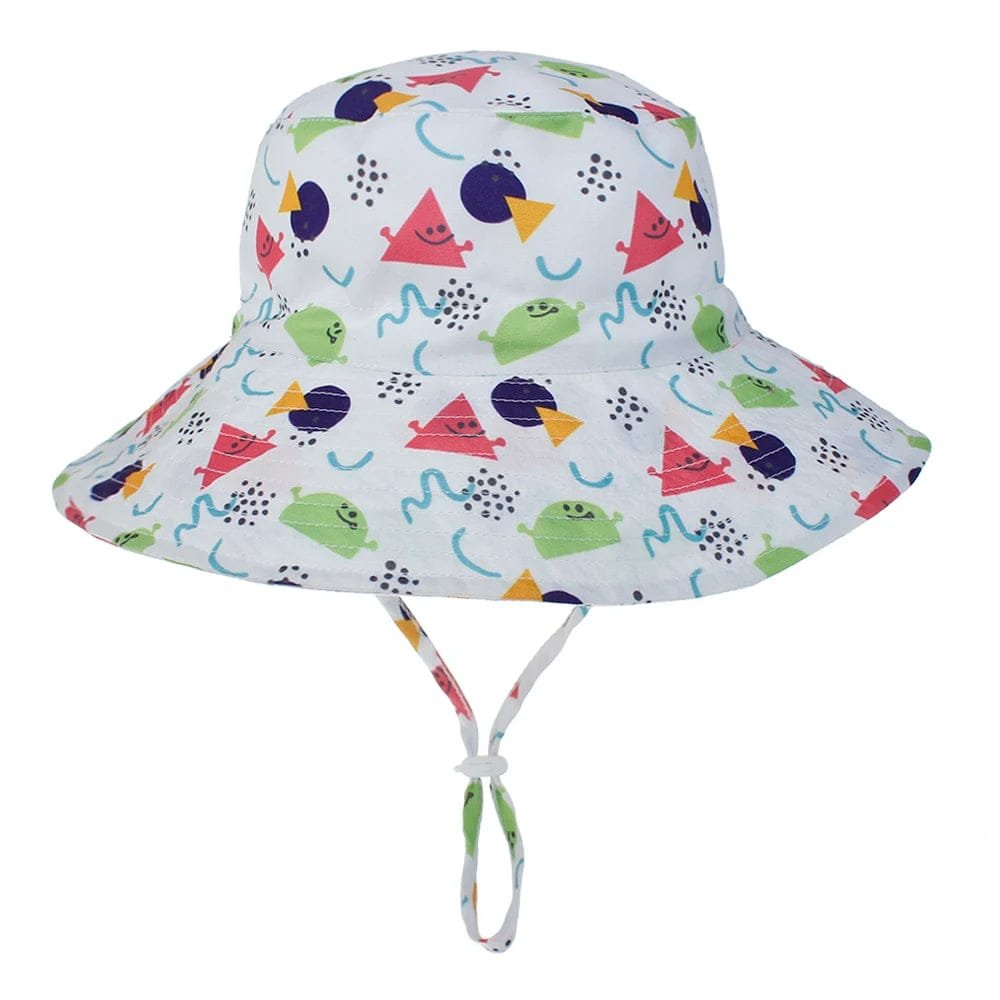 Summer Baby Sun Cap - UV Protection, 0-8 Years, Bucket Style