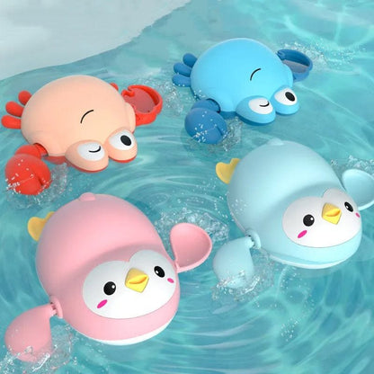 Summer Bath Clockwork Dolls, Cute Animal Toys for Kids' Bathing