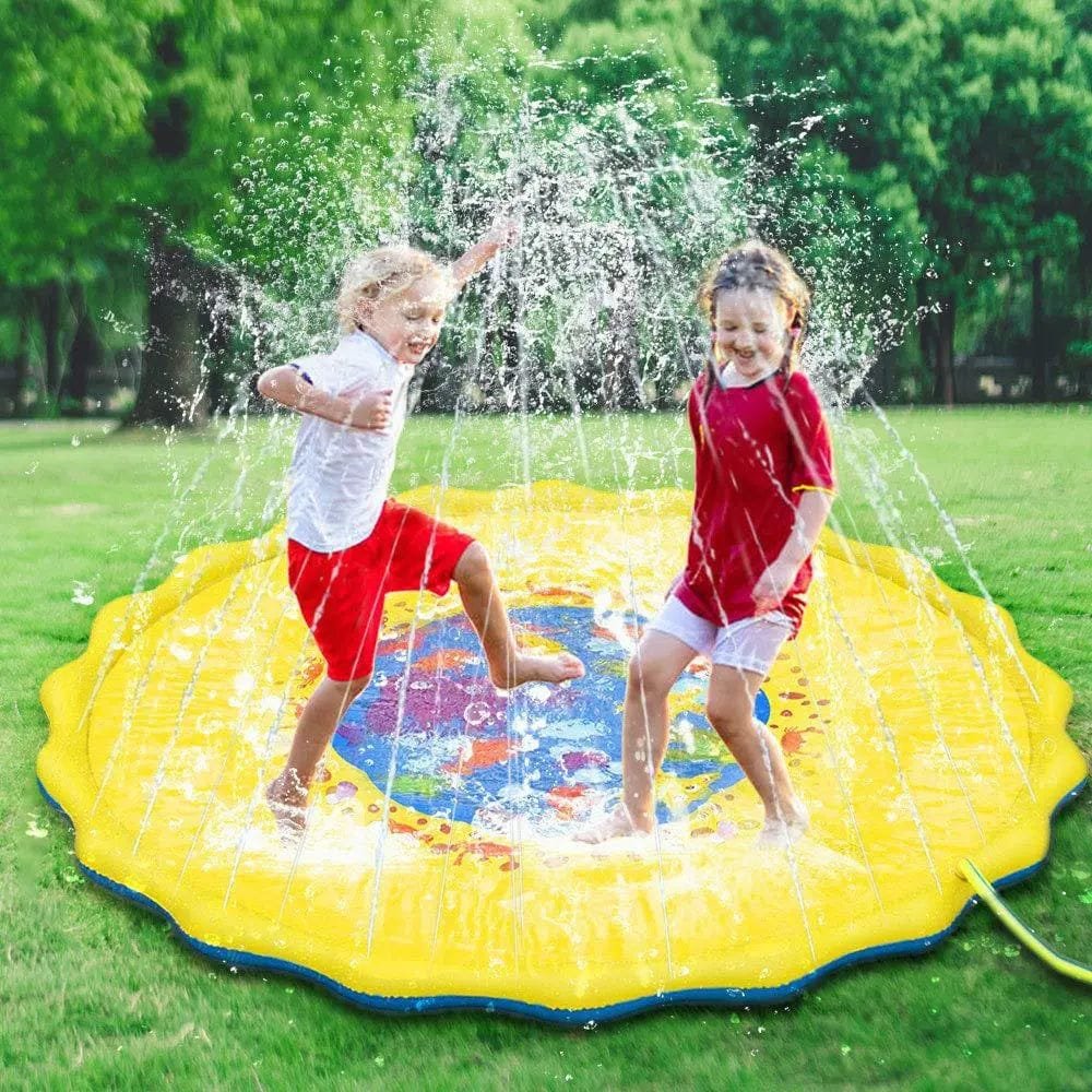 Summer Beach Inflatable Water Spray Pad for Kids