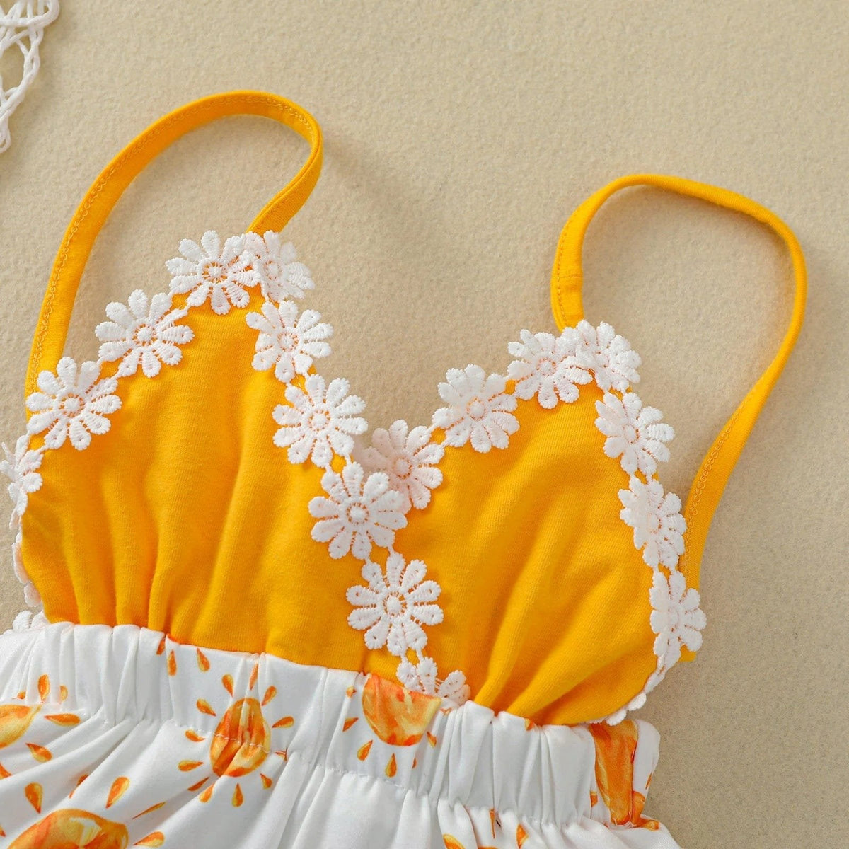 Summer Romper 0-4T: Sun Print for Baby & Toddler Girls