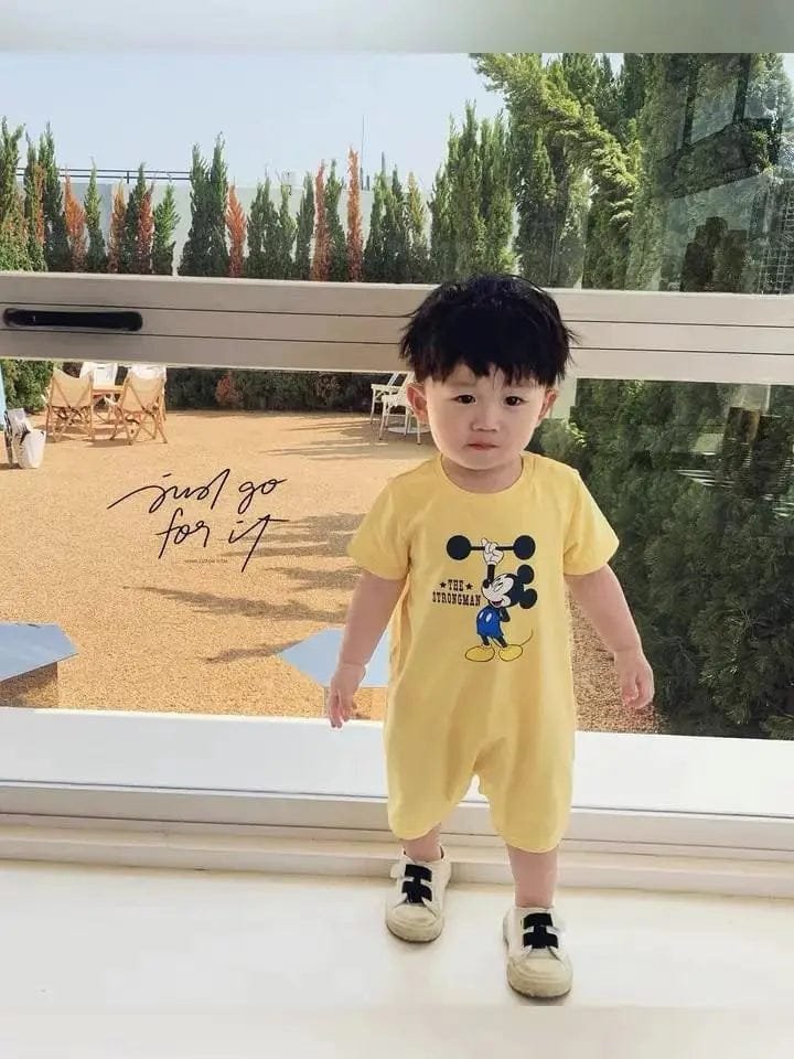 0-24M Summer Romper: Short Sleeve for Baby Boys & Girls