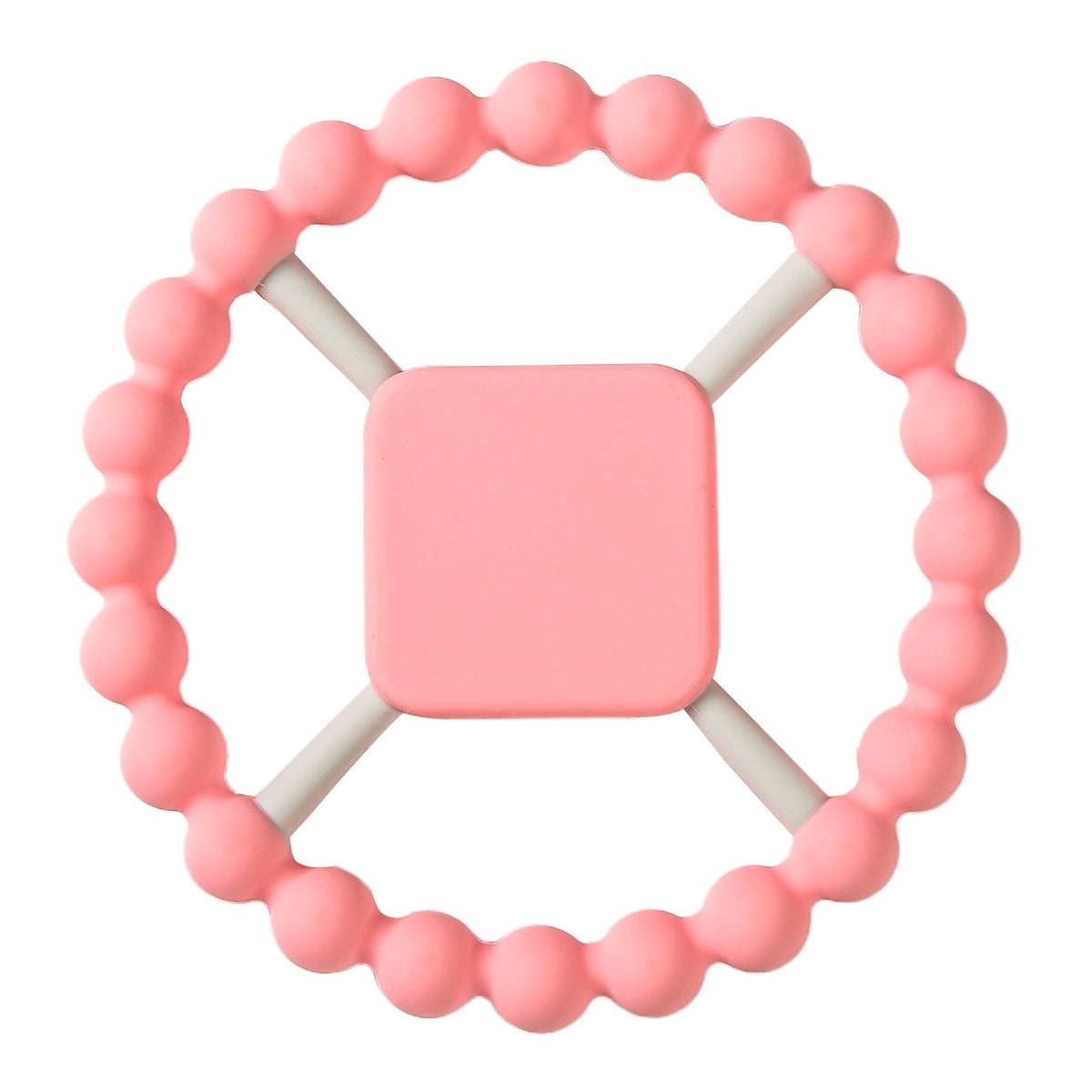 Let's Make Rudder-Shape Silicone & Wooden Teether Toy