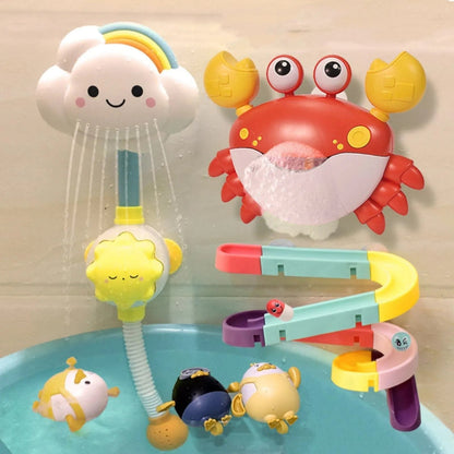 Swimming Water-Spraying Cloud & Flower Bath Toys for Kids