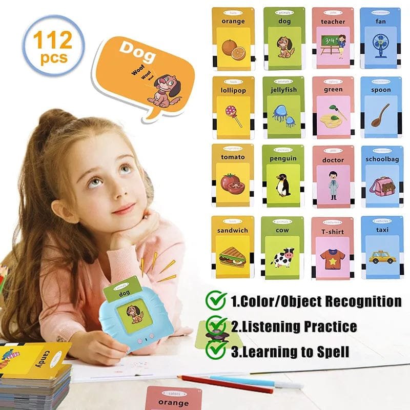 Talking Flash Cards: Educational Sight Words Game