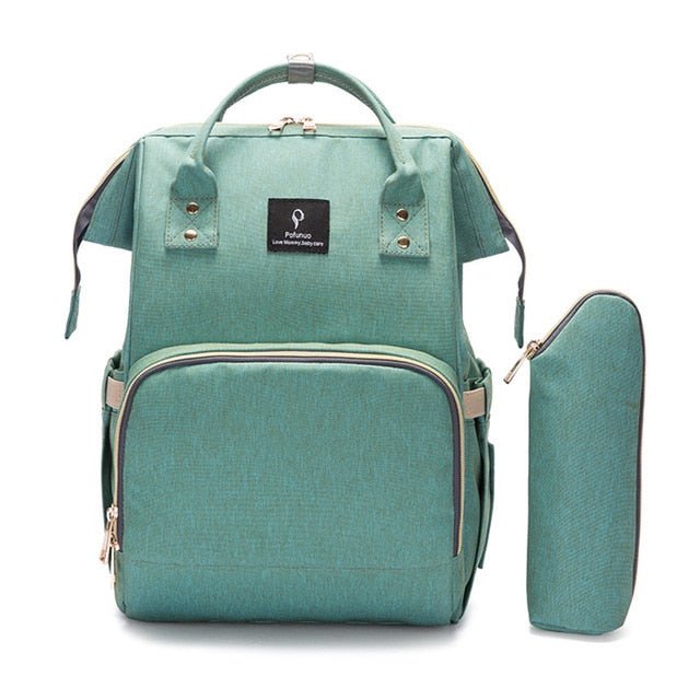Baby Diaper Bag With USB Interface Large Capacity Waterproof Nappy Bag