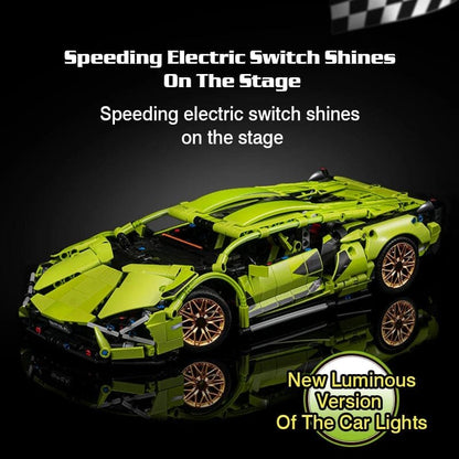 Tech Building Blocks RC/Static Racing Car - Construction Toy