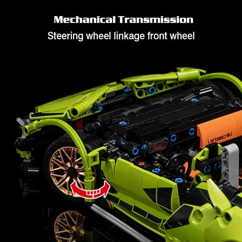 Tech Building Blocks RC/Static Racing Car - Construction Toy