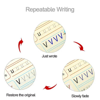 Reusable Montessori Copybook: Writing & Calligraphy
