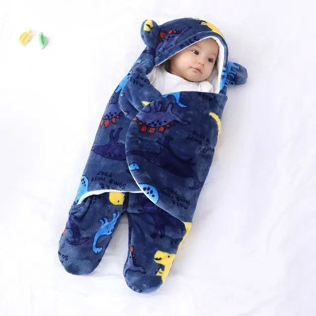 Thick Fleece Newborn Sleep Bag with Cotton Lining