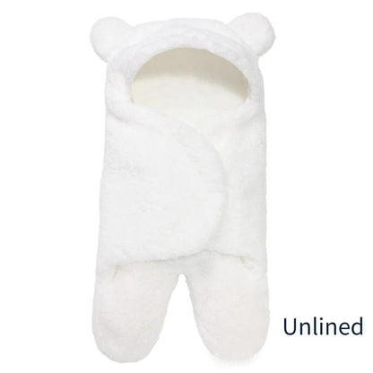 Thick Fleece Newborn Sleep Bag with Cotton Lining
