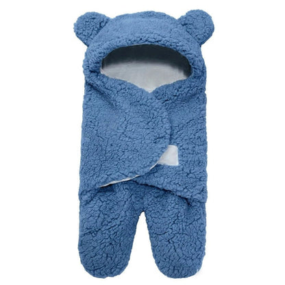 Thick Fleece Newborn Sleep Bag with Cotton Lining