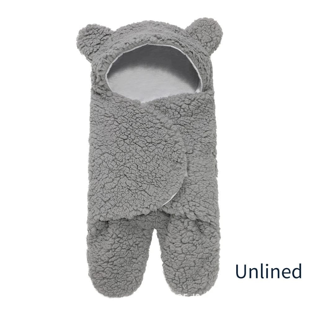 Thick Fleece Newborn Sleep Bag with Cotton Lining