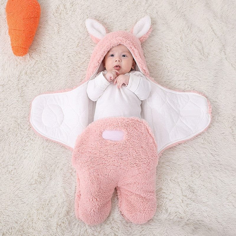 Thick Fleece Newborn Sleep Bag with Cotton Lining