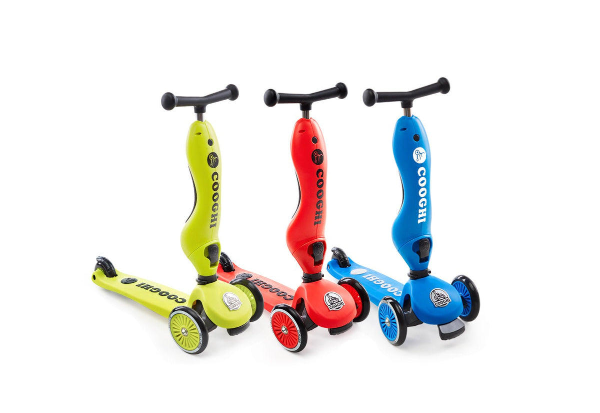 2-in-1 Kids 3 Wheel Height Adjustable Scooter Ride On Toys from 1-5 Years and Up