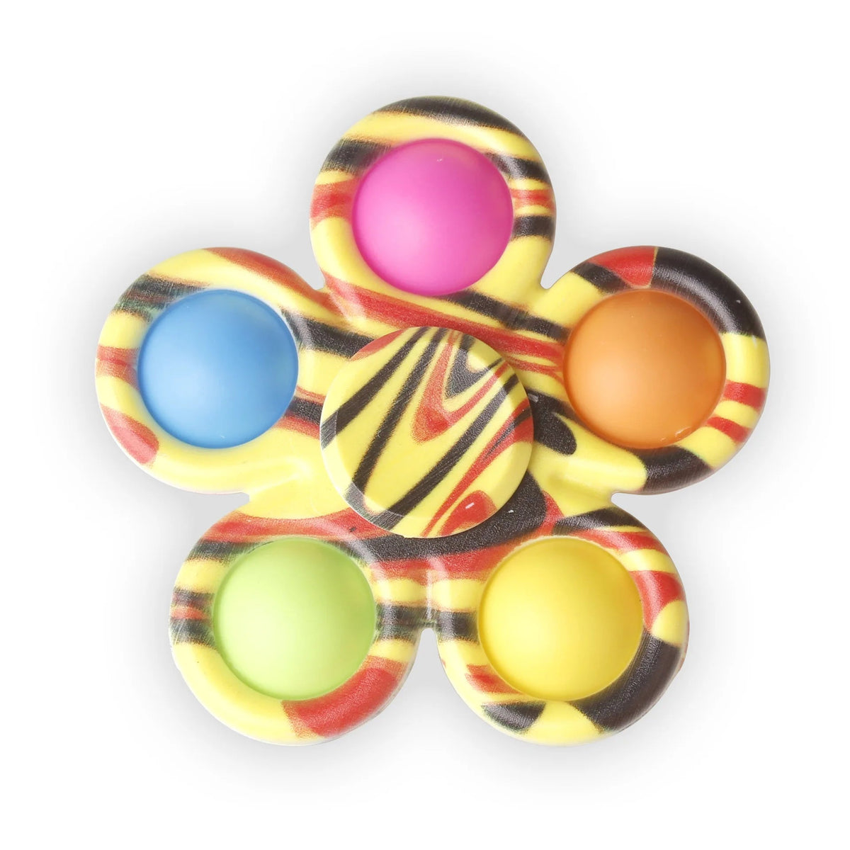 Tie-Dye Pop Fidget Spinner – Sensory Stress-Relief Toy