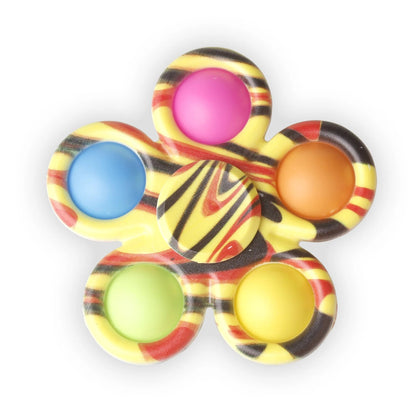 Tie-Dye Pop Fidget Spinner – Sensory Stress-Relief Toy