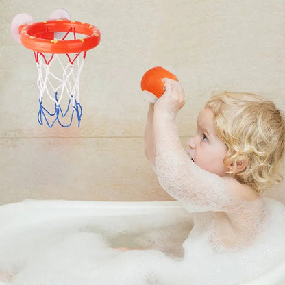 Bath Basketball Hoop & Balls Set - Cute Whale Toy for Toddler Bath Time