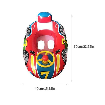 Inflatable Baby Swim Ring Seat - Pool Float Accessory for Water Play