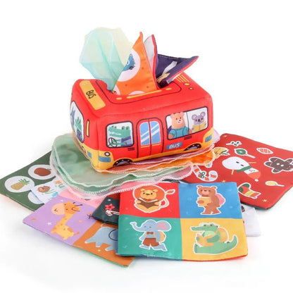 Montessori Magic Tissue Box - Sensory Toy for Babies 6-12 Months