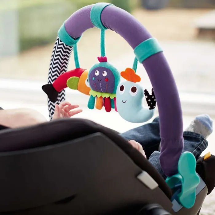 Baby Crib & Stroller Play Arch with Hanging Bell - Newborn to 3 Years