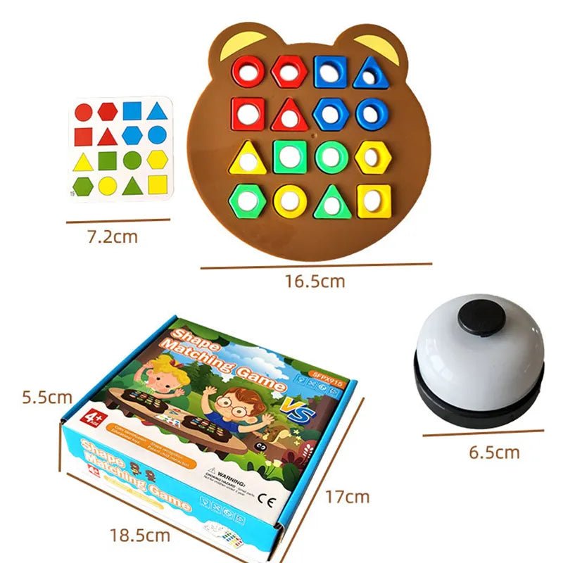 Colorful Geometric Puzzle: Early Educational Toy