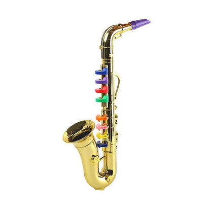 8-Tone Toy Saxophone & Trumpet for Kids - Musical Party Prop