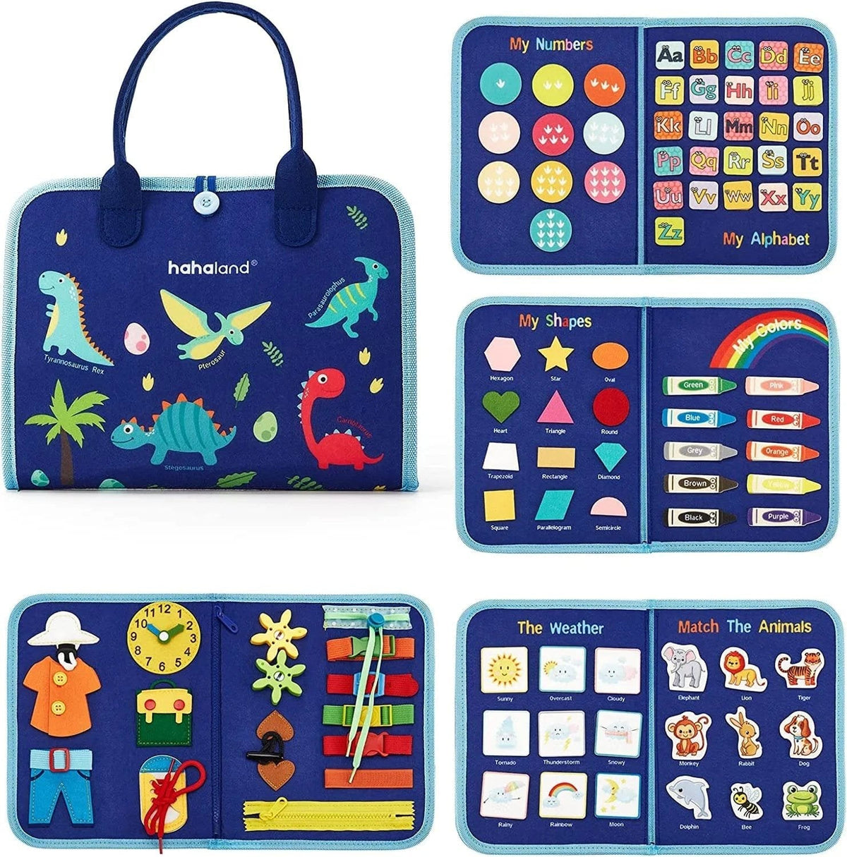 Travel Busy Board: Montessori Learning Toy for Toddlers
