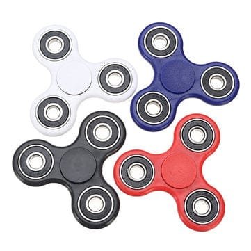 Tri-Spinner Fidget Toy - Quiet Hand Spinner for Focus & Stress Relief