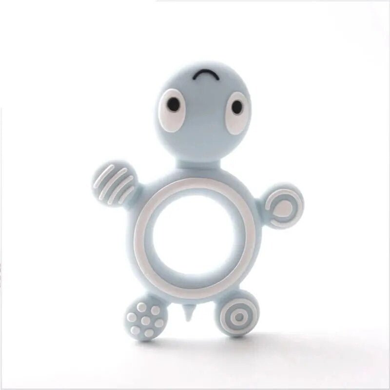 Turtle Silicone Teether &amp; Training Toothbrush (1PC)