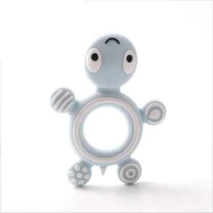 Turtle Silicone Teether &amp; Training Toothbrush (1PC)