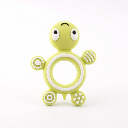 Turtle Silicone Teether &amp; Training Toothbrush (1PC)