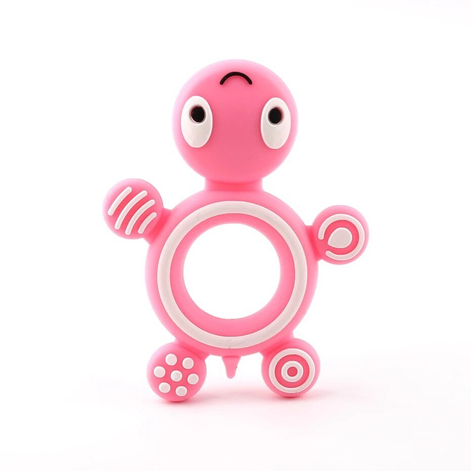 Turtle Silicone Teether &amp; Training Toothbrush (1PC)