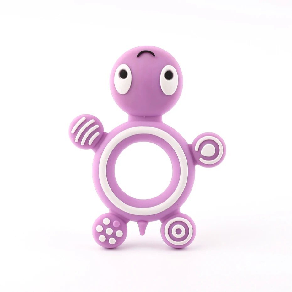 Turtle Silicone Teether &amp; Training Toothbrush (1PC)
