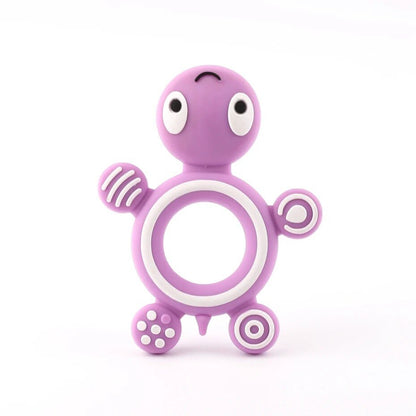 Turtle Silicone Teether &amp; Training Toothbrush (1PC)