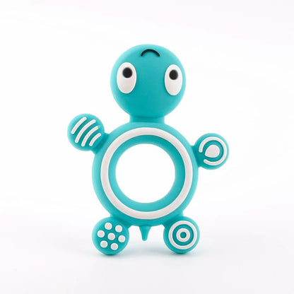 Turtle Silicone Teether &amp; Training Toothbrush (1PC)