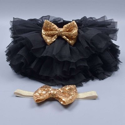 Baby Girls Tulle Tutu Bloomers Newborn Diapers Cover