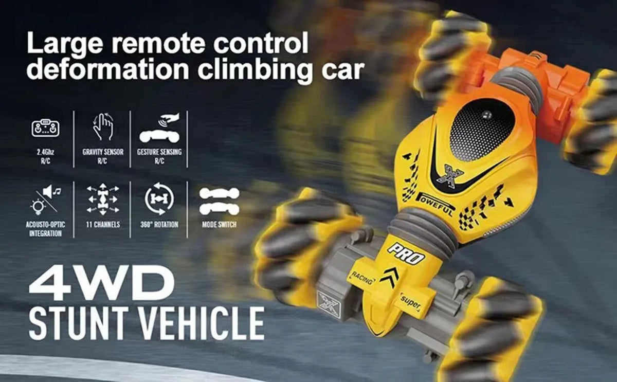 Gesture-Controlled Drift RC Car with Twist & Climb Feature