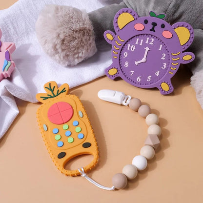 Remote Control Shape Teether: Baby Gum Relief Toy