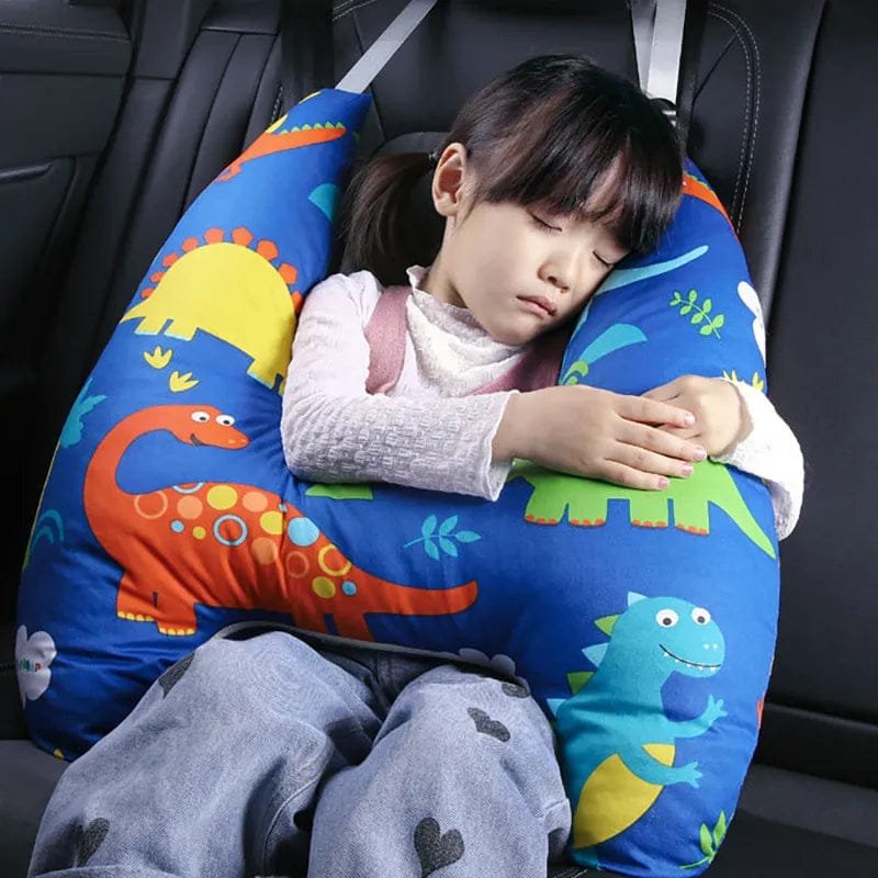U-Shape Kids Travel Pillow with Cute Animal Pattern