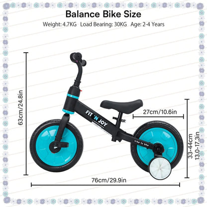 UBRAVOO Fit ’n Joy 4-in-1 Toddler Training Bike (JL-101)