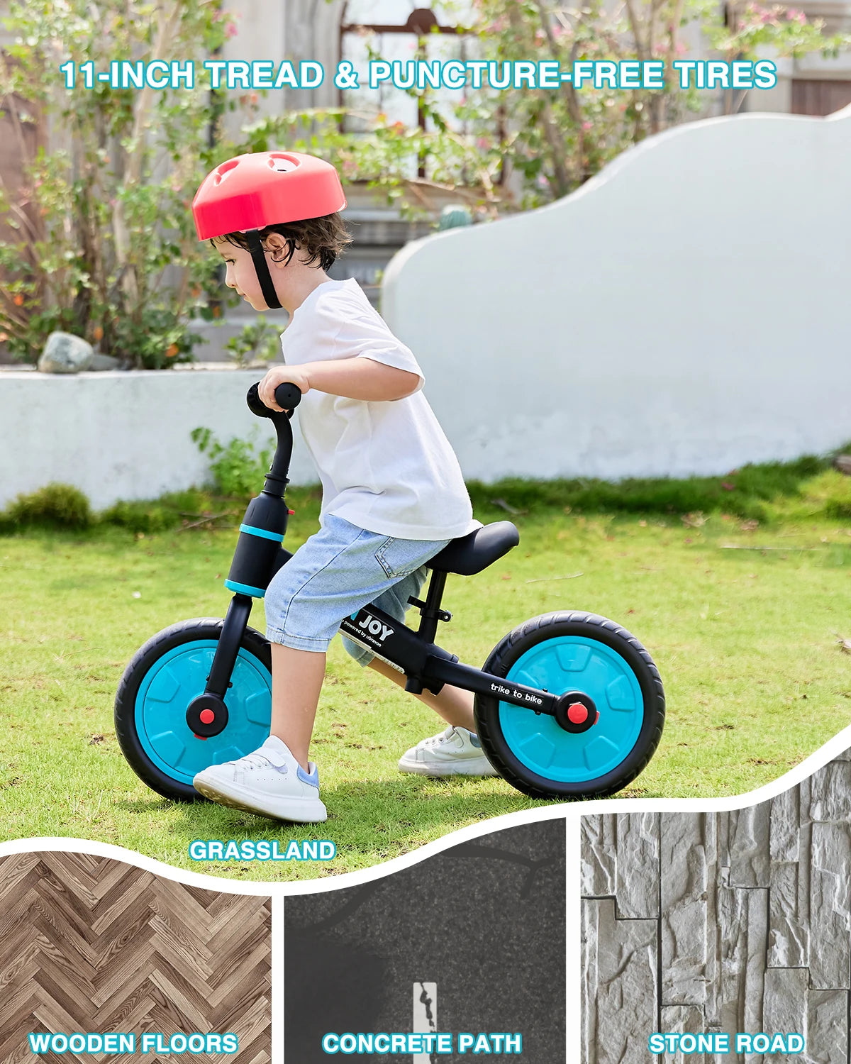 UBRAVOO Fit ’n Joy 4-in-1 Toddler Training Bike (JL-101)