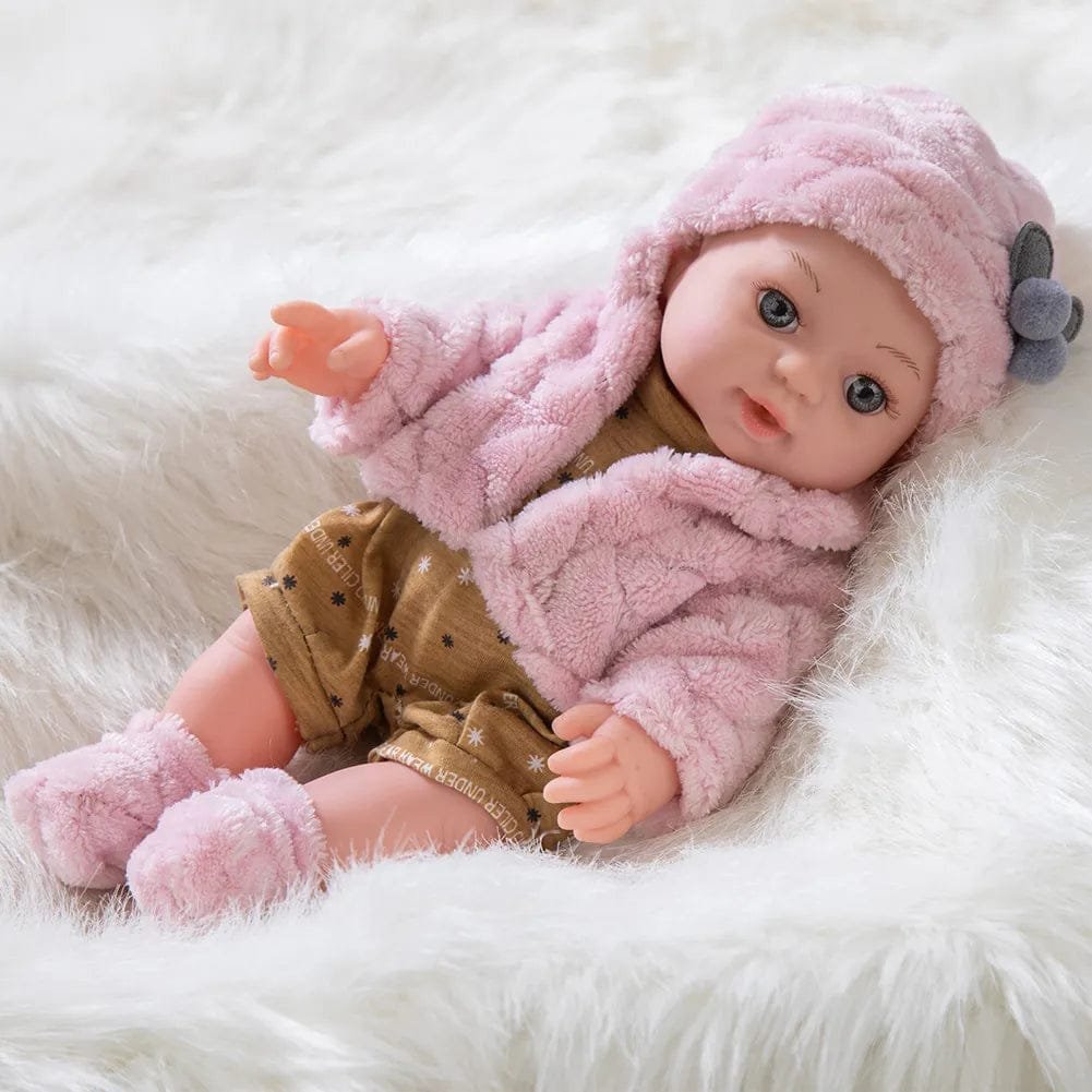 12" DIY Unfinished Reborn Doll - Vinyl, Dress-Up Simulation