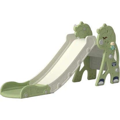 Folding Unicorn Kids Slide & Climber Playset with Music, Hoop & Ring Toss