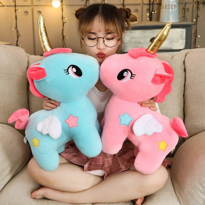 Soft Cute Unicorn Plush Stuffed Cute Key Bag